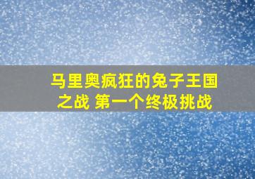 马里奥疯狂的兔子王国之战 第一个终极挑战